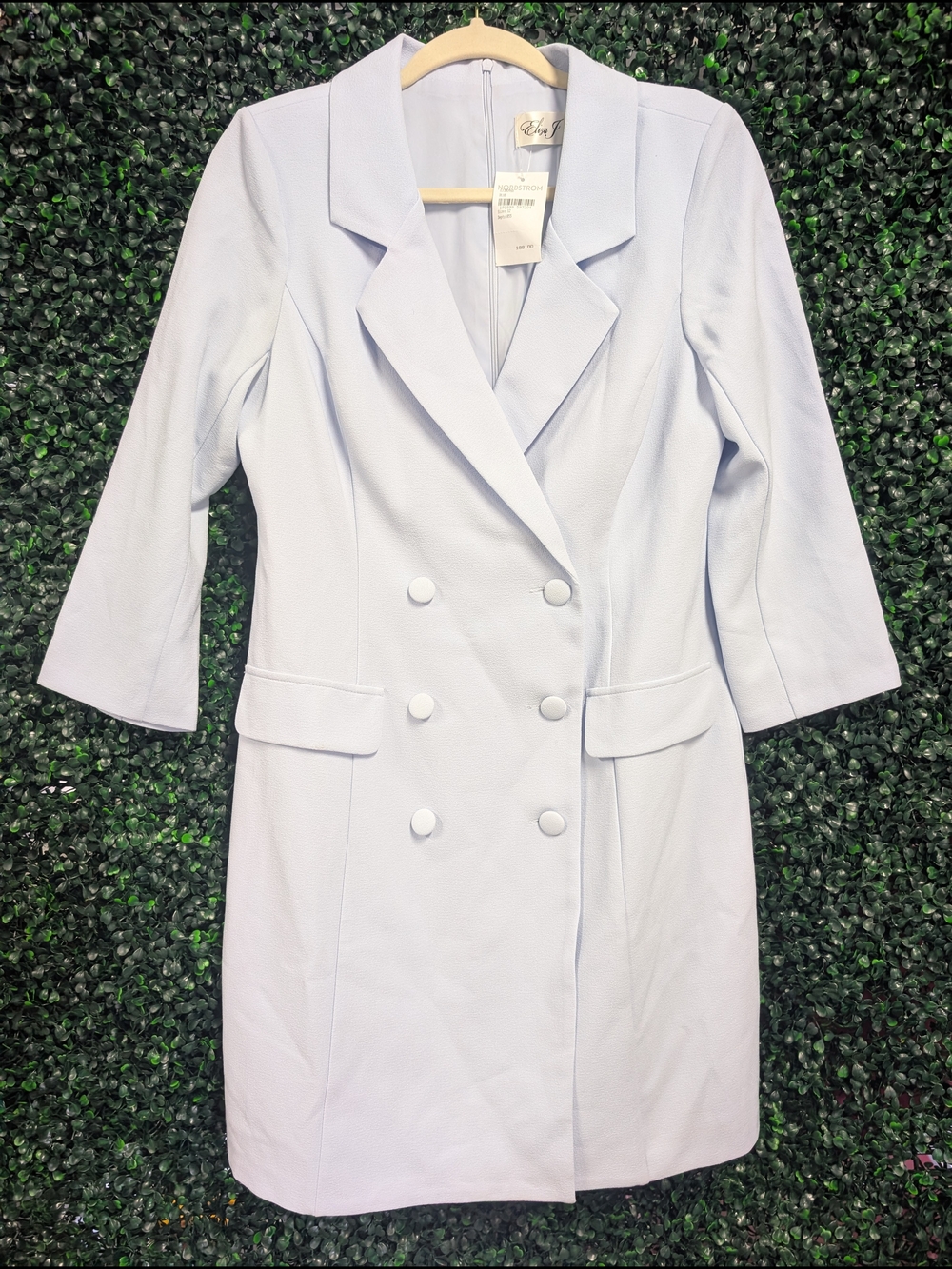 Eliza J Light Blue Blazer Dress
